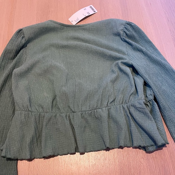 Urban outfitters turquoise dress tie top - Picture 4 of 4